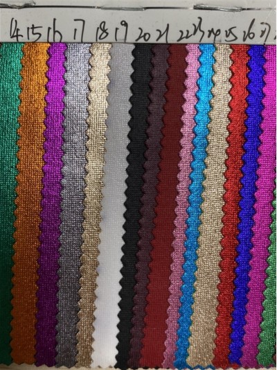 GZ-JP 亮皮細閃閃光絨布  幅寬：145CM  克重：160g  成分：滌95% 氨綸5% 後面照